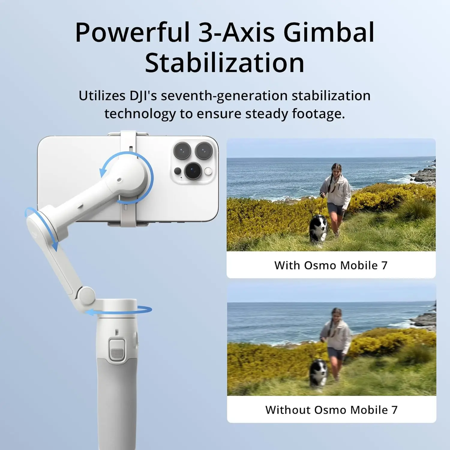 DJI Osmo Mobile 7 Gimbal Stabilizer for iPhone & Android Devices - Image 2