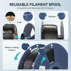 SUNLU PETG 3D Filament 1KG 3 Rolls - Thumbnail Image 2