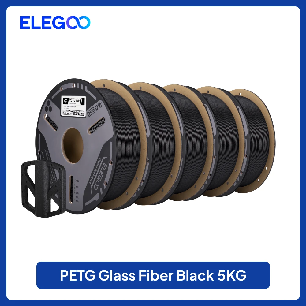 ELEGOO PETG-GF Glass Fiber Filament 1.75mm Gray - Image 16