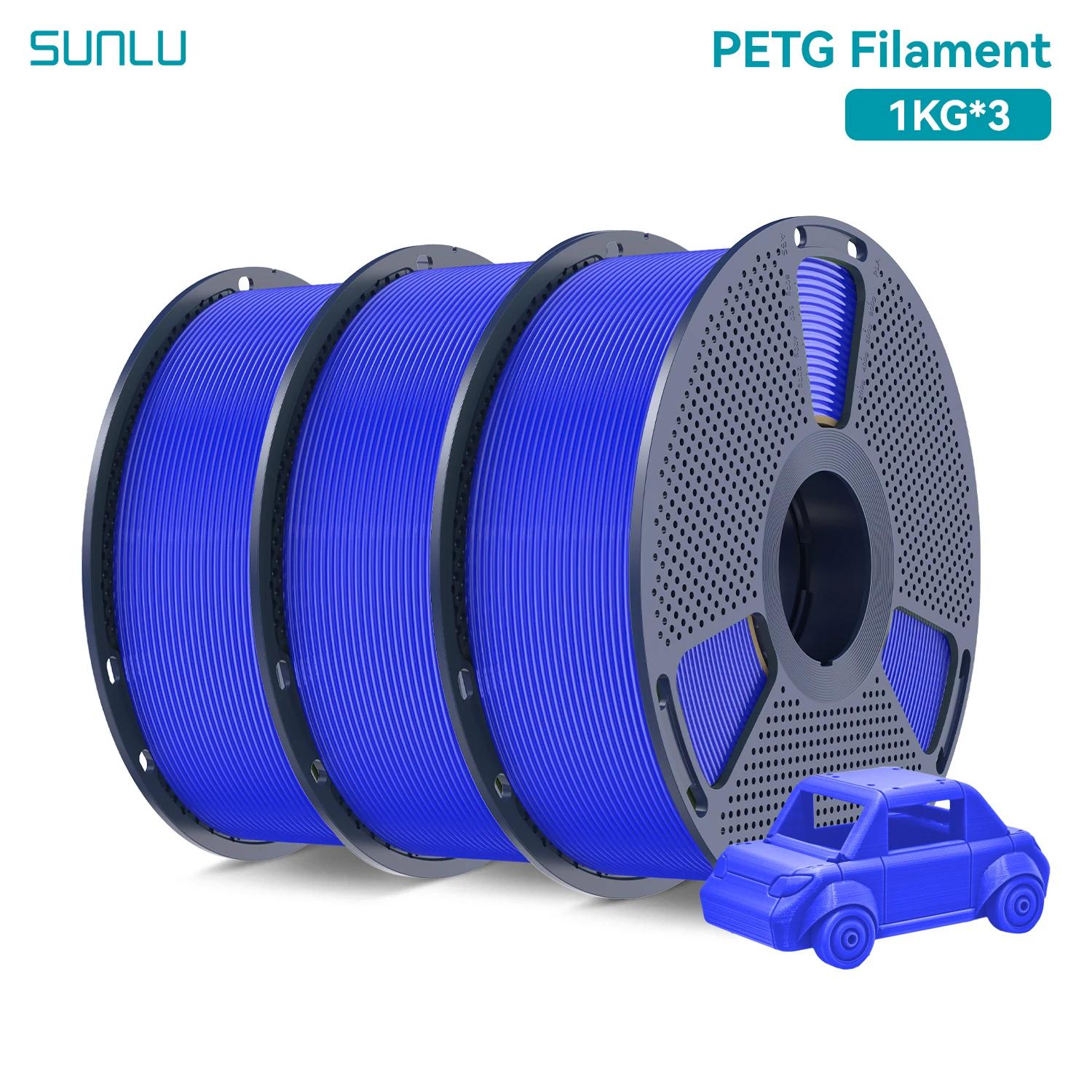 SUNLU PETG 3D Filament 1KG 3 Rolls - Image 19