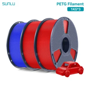 SUNLU PETG 3D Filament 1KG 3 Rolls - Thumbnail Image 8