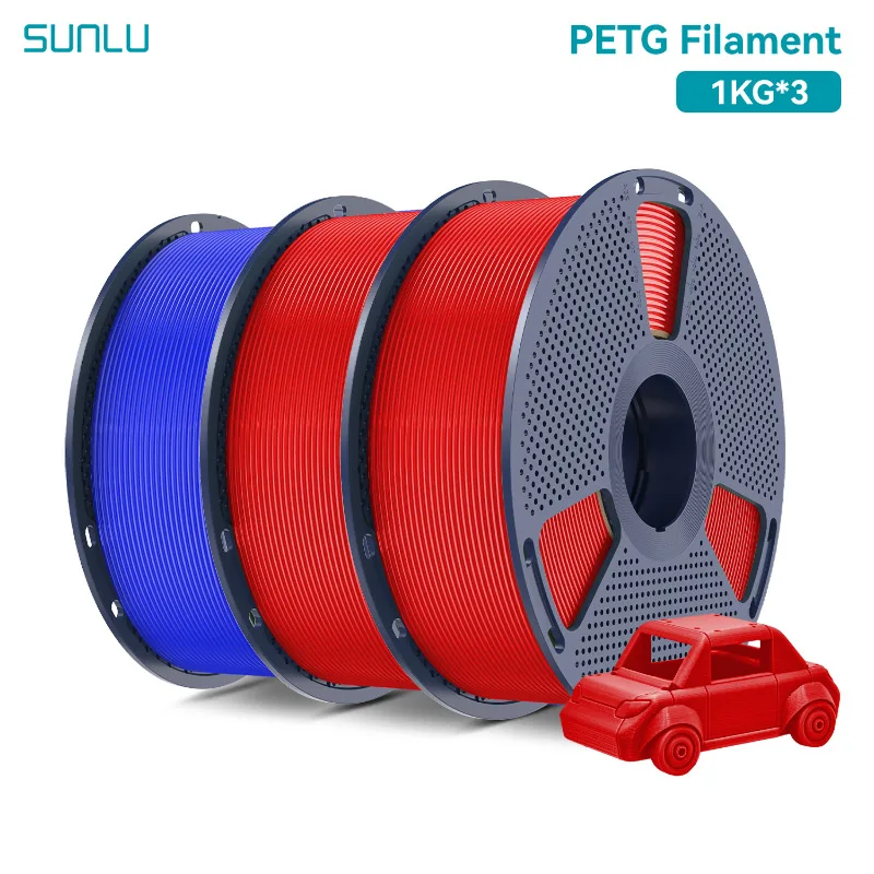SUNLU PETG 3D Filament 1KG 3 Rolls - Image 8