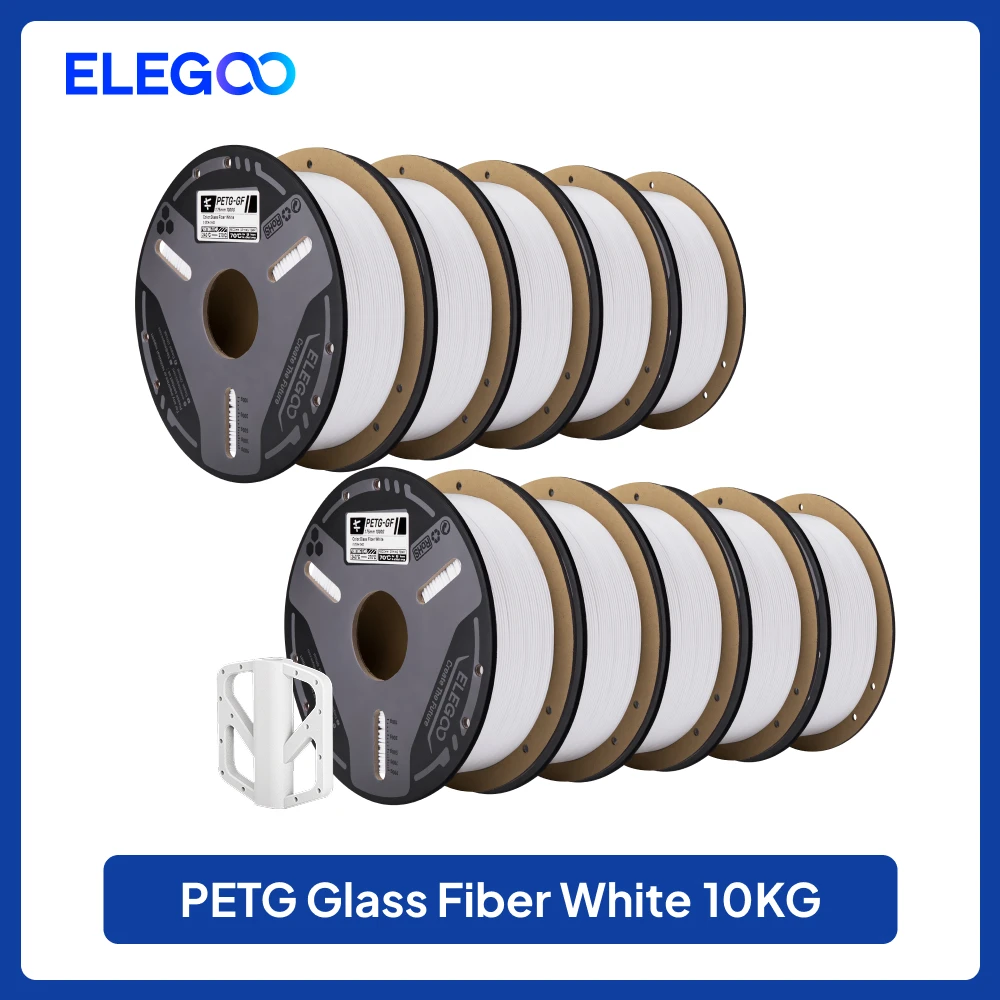ELEGOO PETG-GF Glass Fiber Filament 1.75mm Gray - Image 12