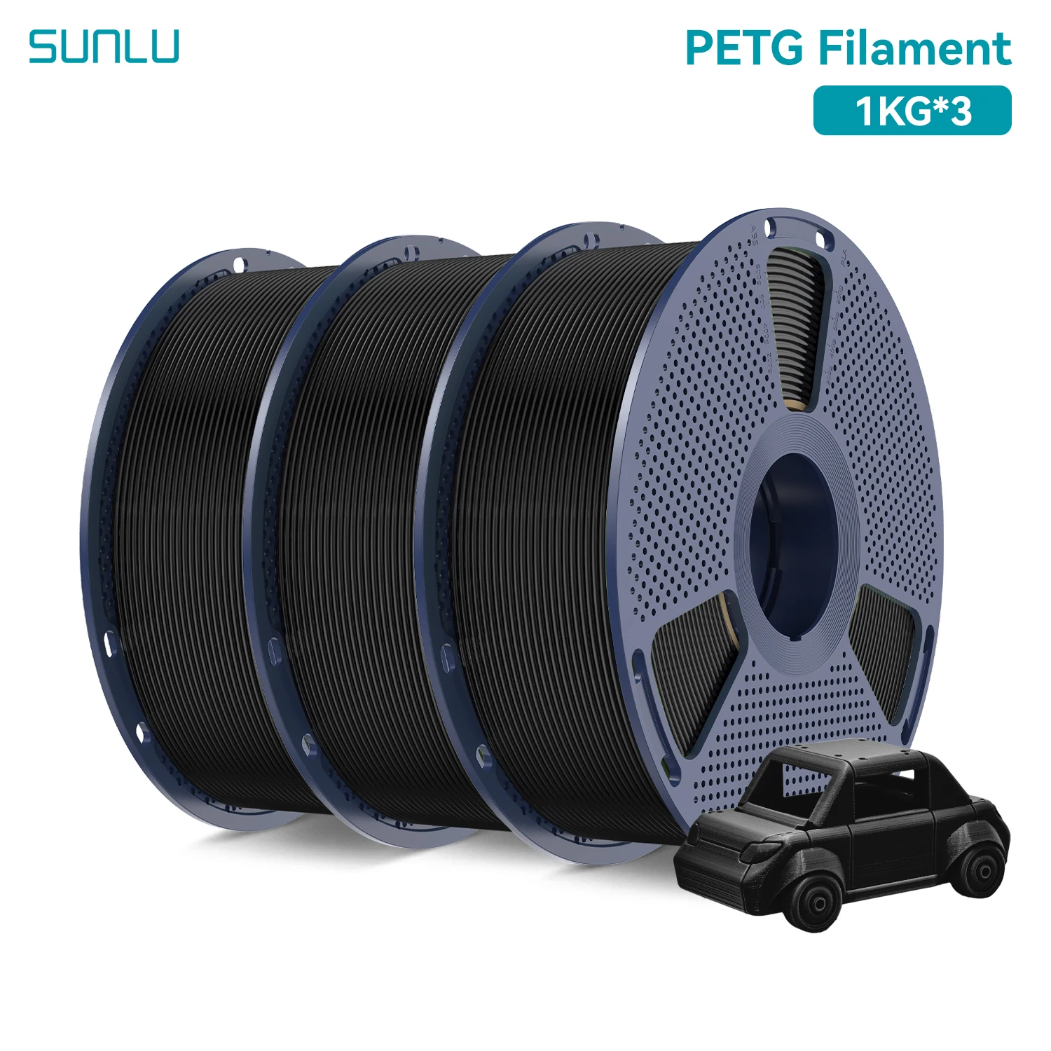 SUNLU PETG 3D Filament 1KG 3 Rolls - Image 11