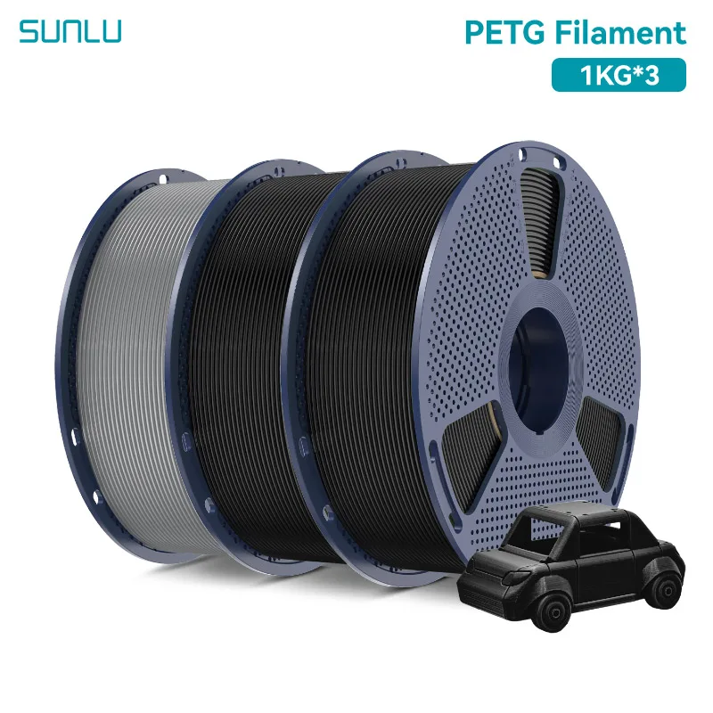 SUNLU PETG 3D Filament 1KG 3 Rolls - Image 14
