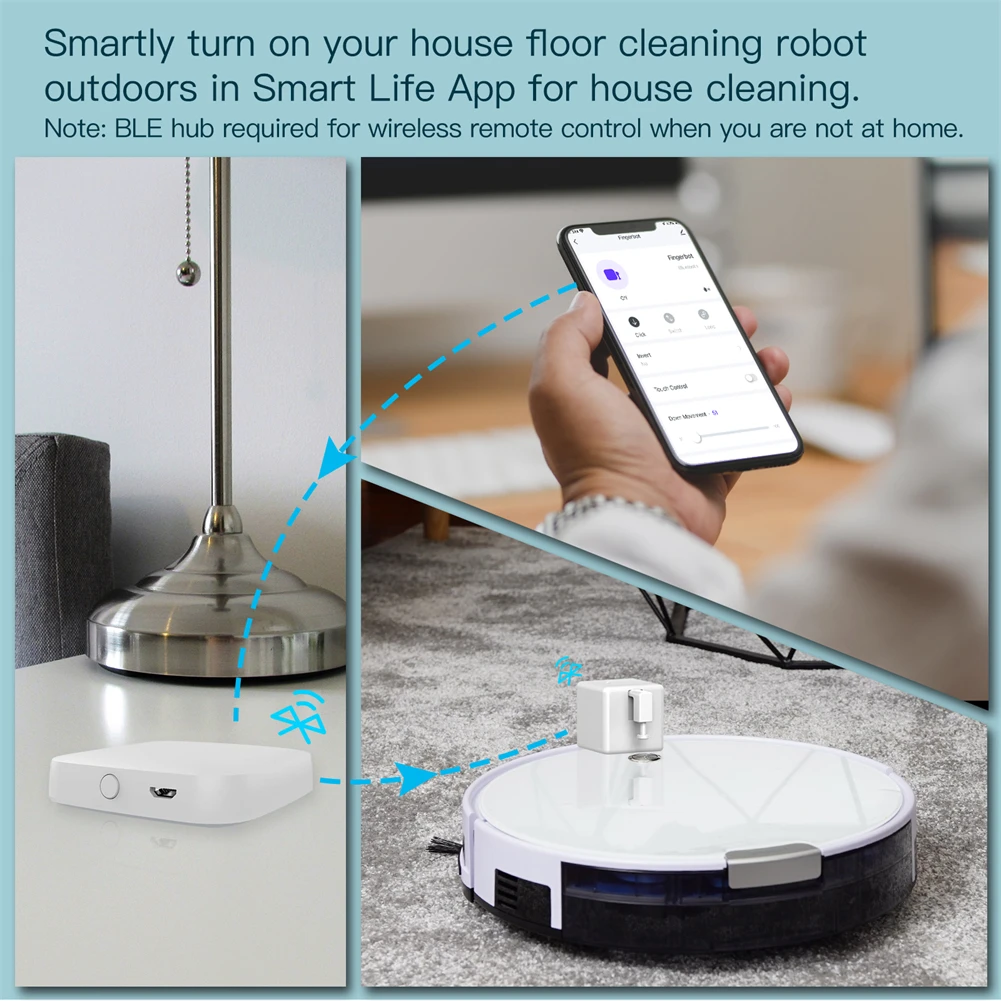 MOES Tuya Smart Bluetooth Fingerbot Plus Smart Life App Voice Control via Alexa, Google Assistant - Image 10