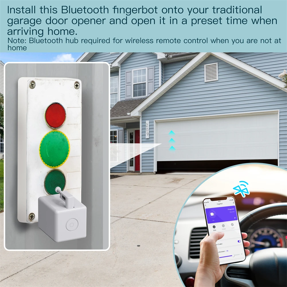 MOES Tuya Smart Bluetooth Fingerbot Plus Smart Life App Voice Control via Alexa, Google Assistant - Image 11