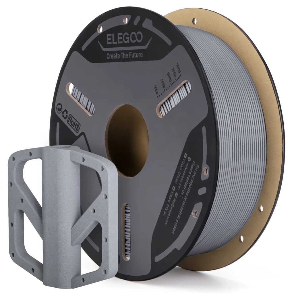 ELEGOO PETG-GF Glass Fiber Filament 1.75mm Gray - Image 3