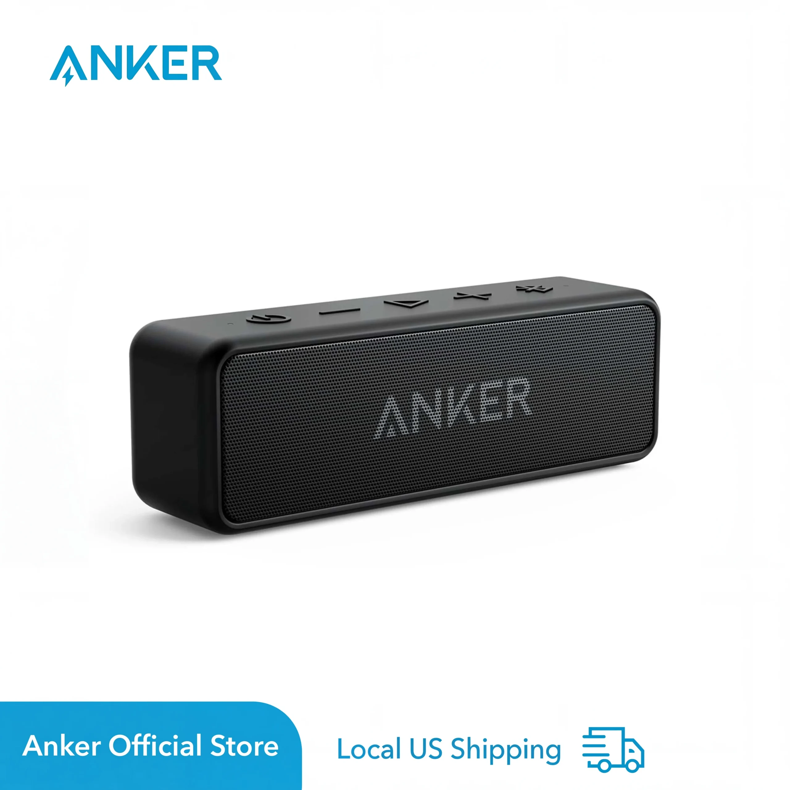 Anker Soundcore 2 Portable Wireless Speaker – IPX7 Waterproof - Image 1