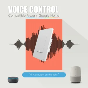 MOES Wi-Fi Smart Light Switch US Single Pole Push Button Wall Switch - Thumbnail Image 4