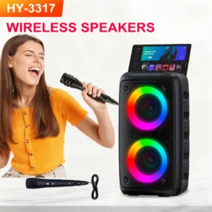 ZNLYRION HY-3317 Portable Bluetooth Karaoke Speaker - Thumbnail Image 3