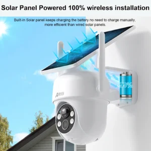ANRAN Solar Camera 1/2pcs 3/5MP Outdoor - Thumbnail Image 2