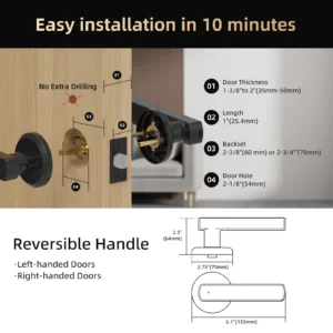 Viladepot Smart Lock Fingerprint Door Lock - Thumbnail Image 2