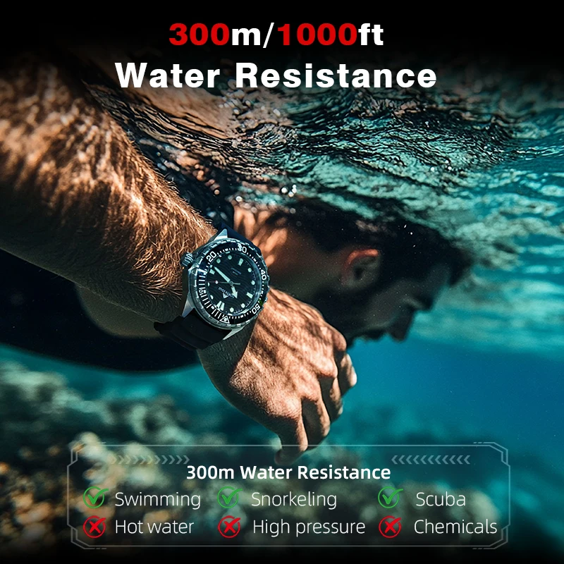 NORTH EDGE 2026 New TRITON Solar Powered Dive Watch - Image 3