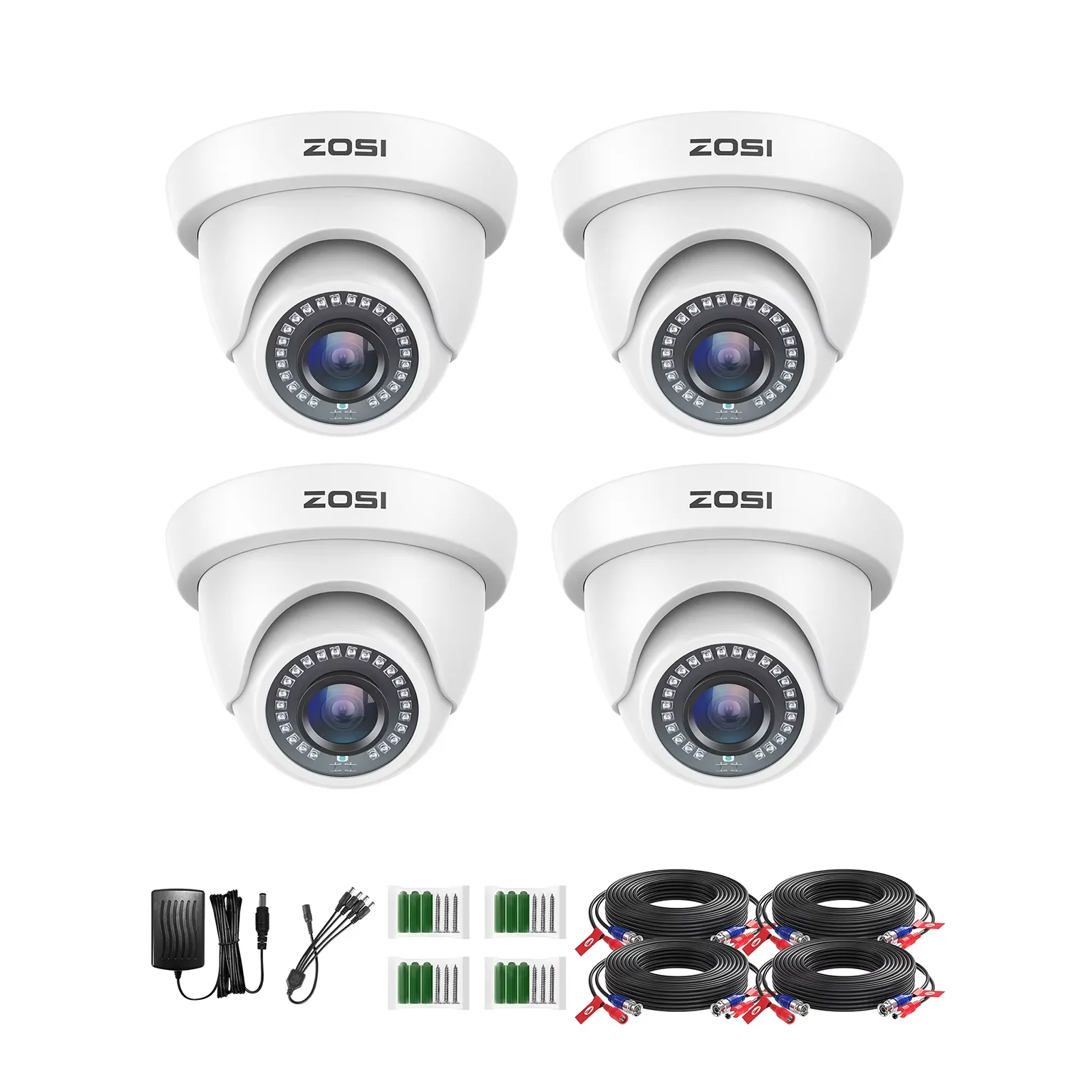 ZOSI 1080P HD-TVI Dome Security Cameras - Image 10