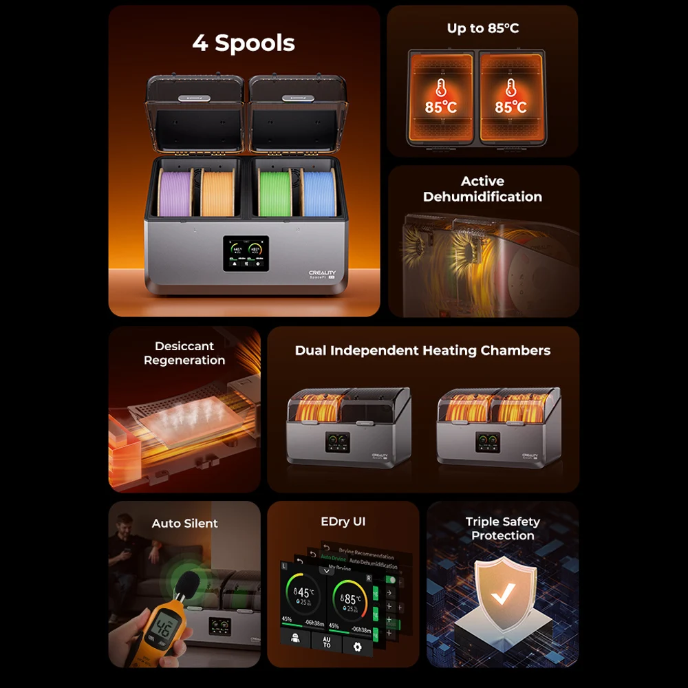 Creality Space Pi X4 Filament Dryer - Image 4