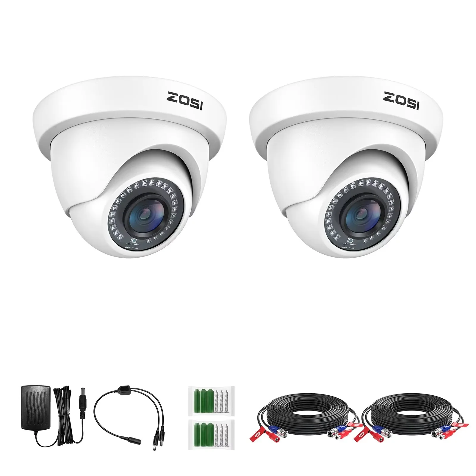 ZOSI 1080P HD-TVI Dome Security Cameras - Image 9
