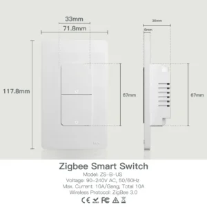 MOES Tuya ZigBee Smart Light Switch US - Thumbnail Image 6