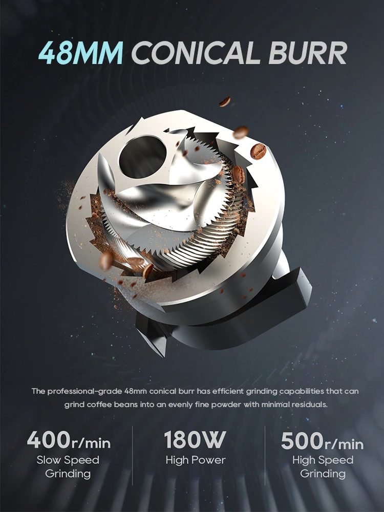 HiBREW G5 Conical Burr Electric Coffee Grinder - Image 4