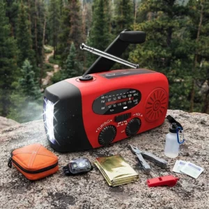 Solar Hand Crank Emergency Weather Radio
