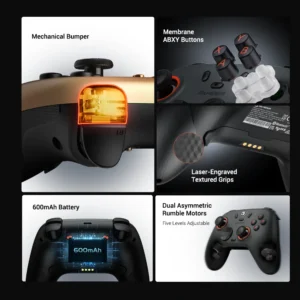 GameSir Nova Lite 2 Wireless Controller via Bluetooth for Nintendo Switch, iPhone, Android, PC - Thumbnail Image 11
