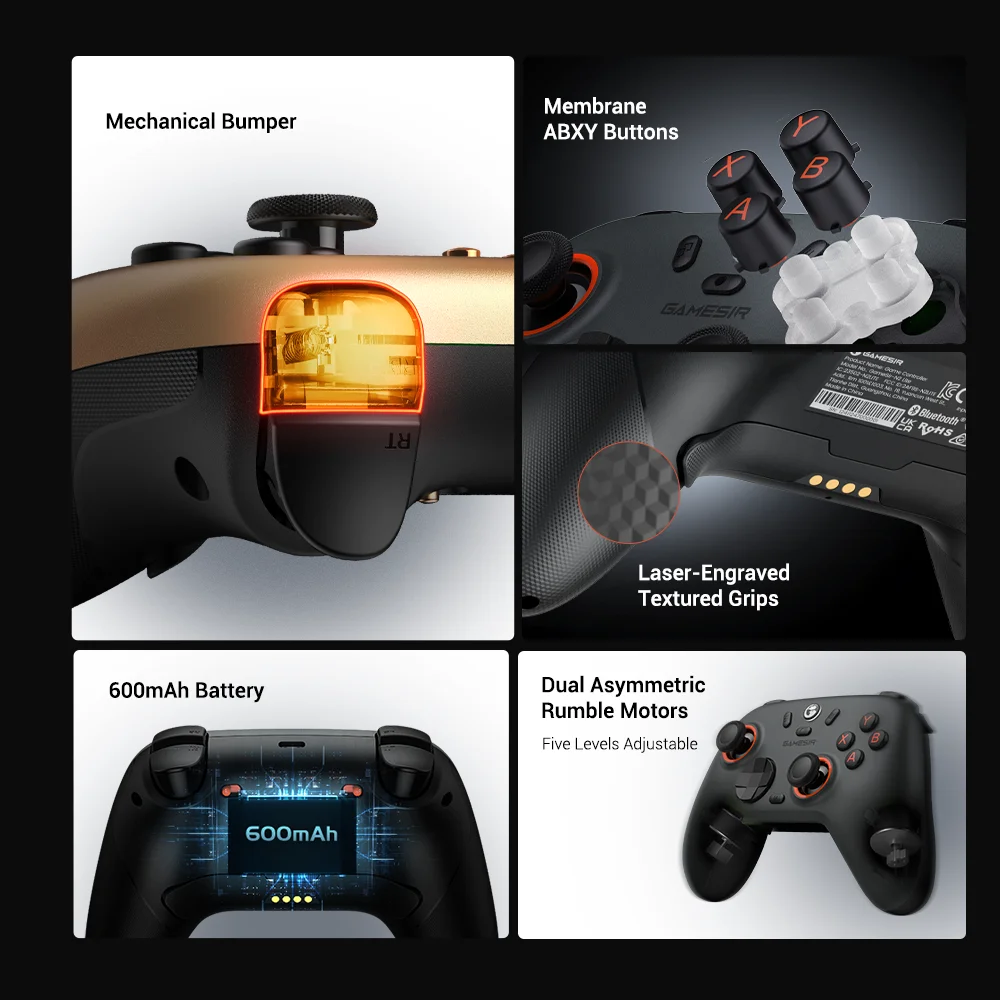 GameSir Nova Lite 2 Wireless Controller via Bluetooth for Nintendo Switch, iPhone, Android, PC - Image 11