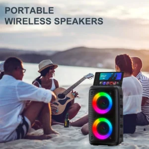 ZNLYRION HY-3317 Portable Bluetooth Karaoke Speaker - Thumbnail Image 5