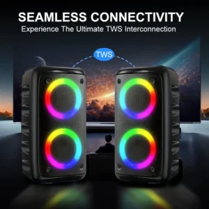 ZNLYRION HY-3317 Portable Bluetooth Karaoke Speaker - Thumbnail Image 6