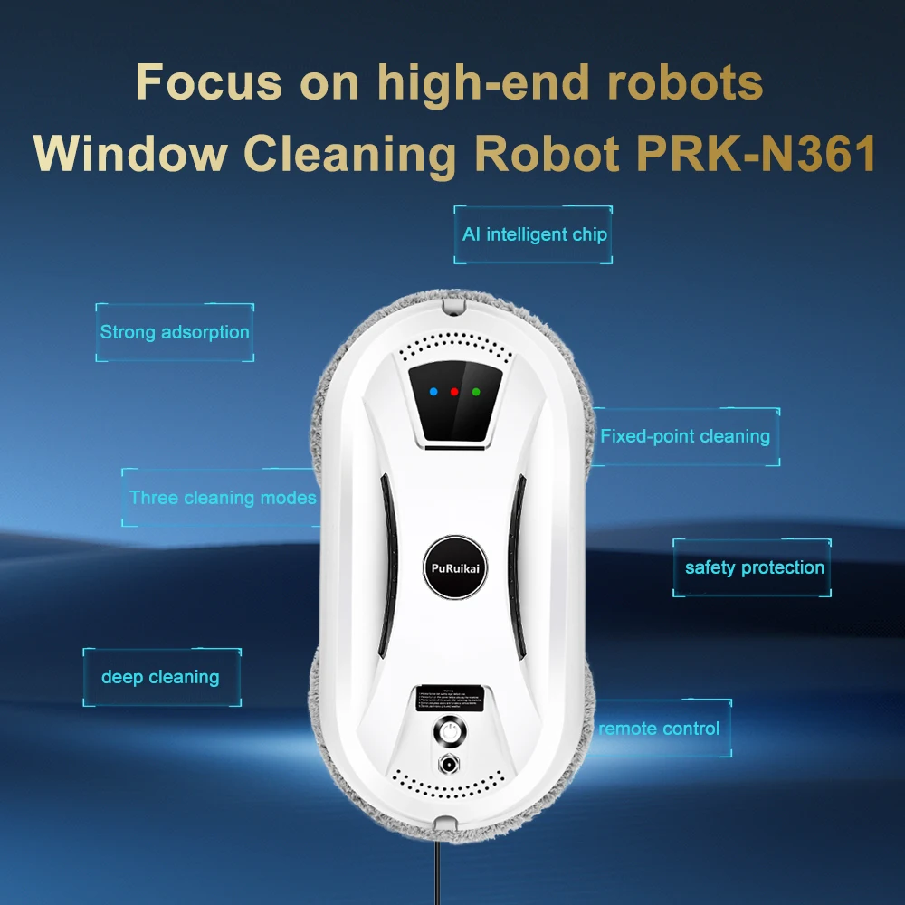 PuRuiKai Ultra Thin Window Cleaning Robot - Image 2