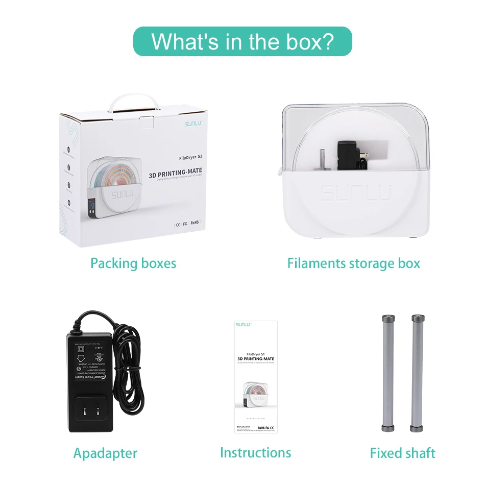 SUNLU S1+ 3D Filament Drying Box - Image 6