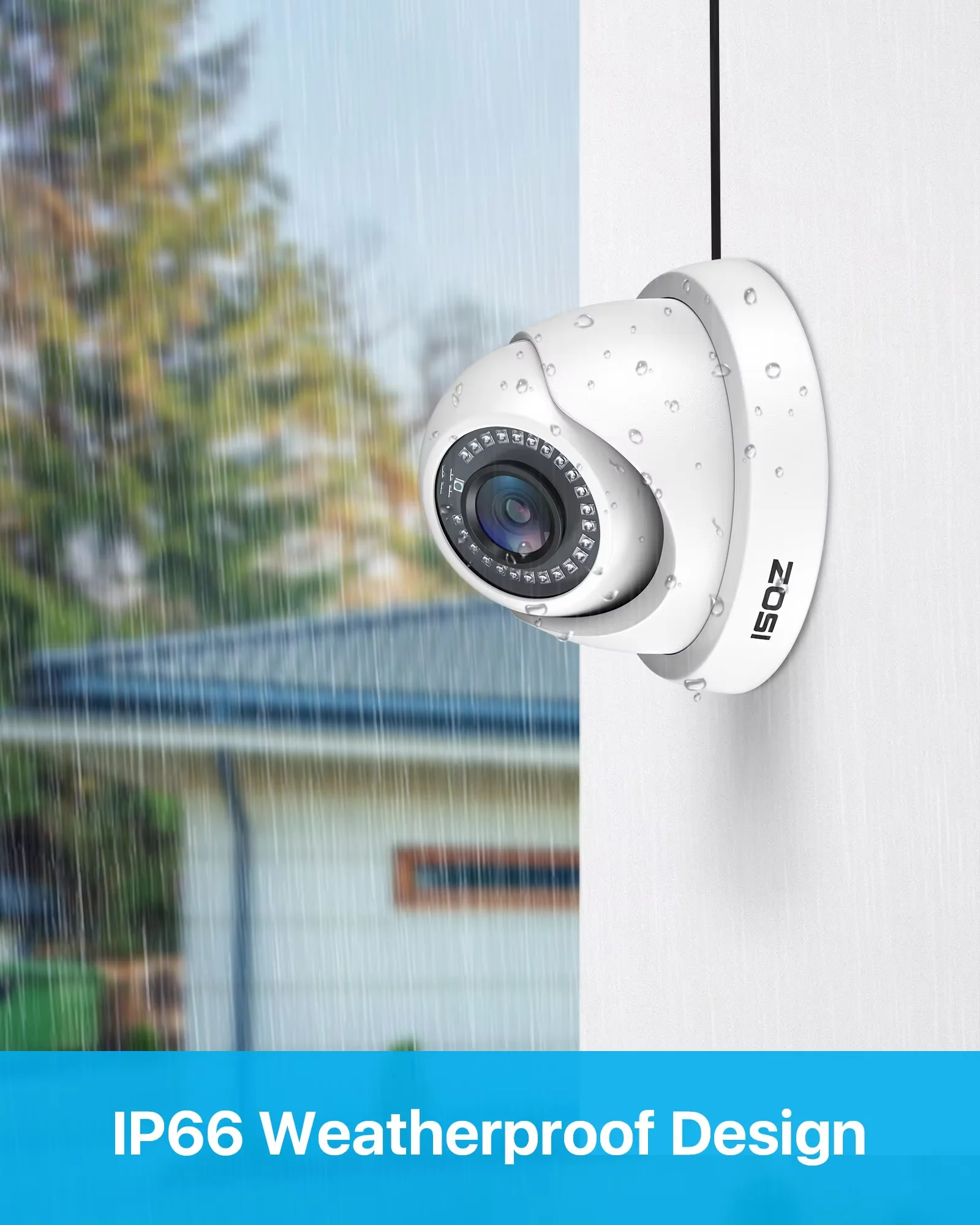 ZOSI 1080P HD-TVI Dome Security Cameras - Image 2