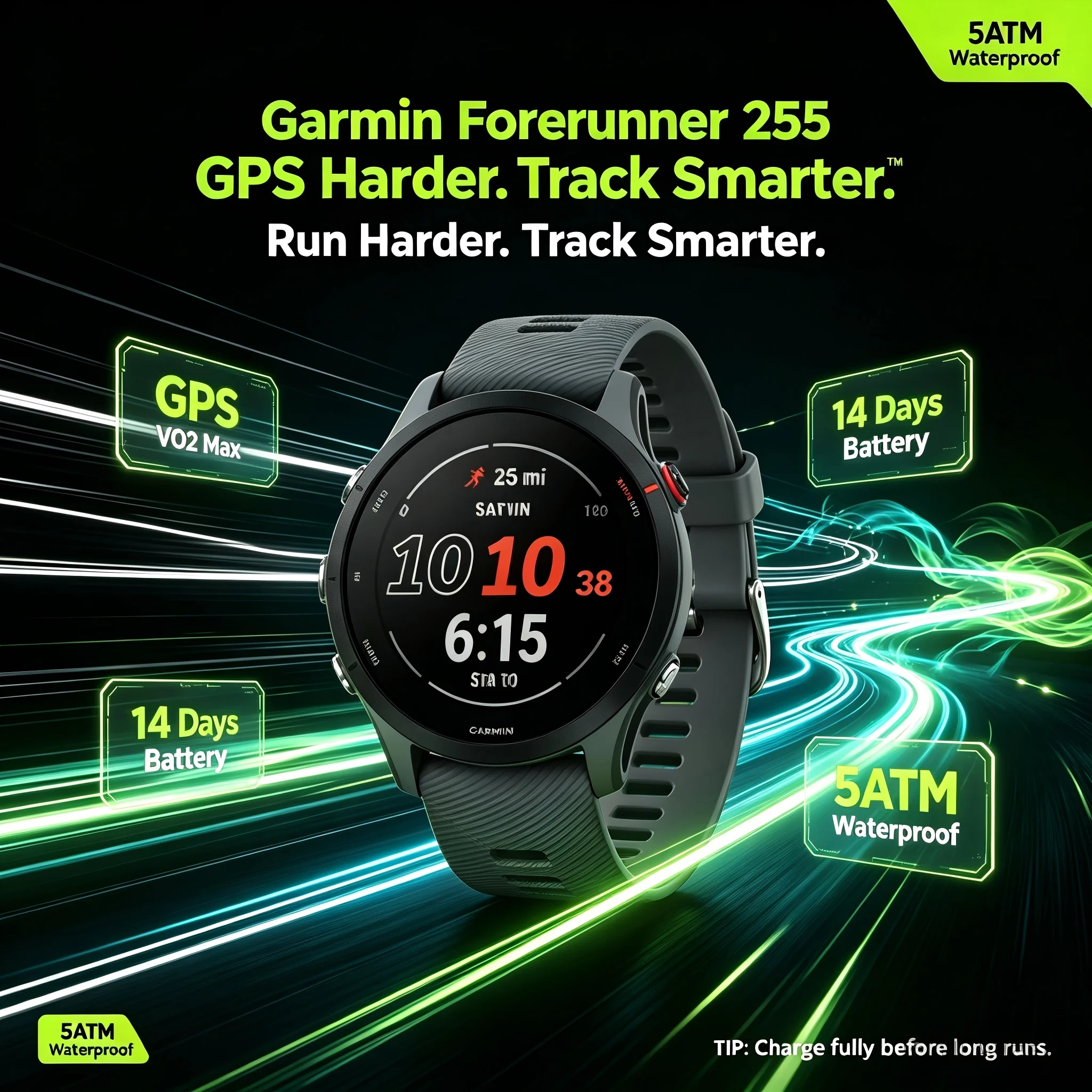 Garmin Forerunner 255 Smartwatch - Image 2