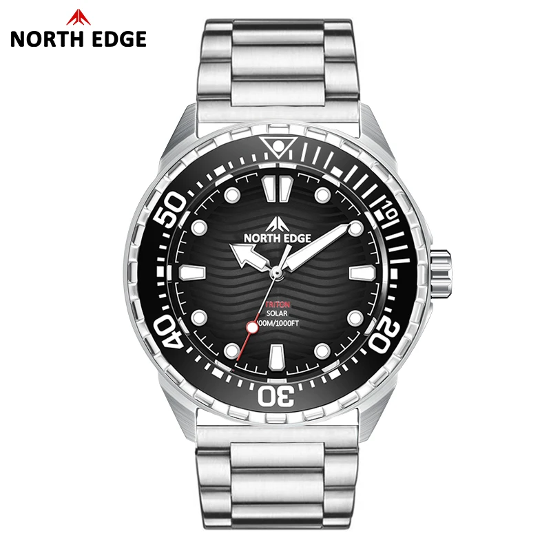NORTH EDGE 2026 New TRITON Solar Powered Dive Watch - Image 10