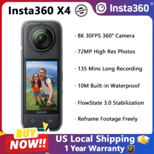 Insta360 X4 8K Panoramic Action Camera Refurbished