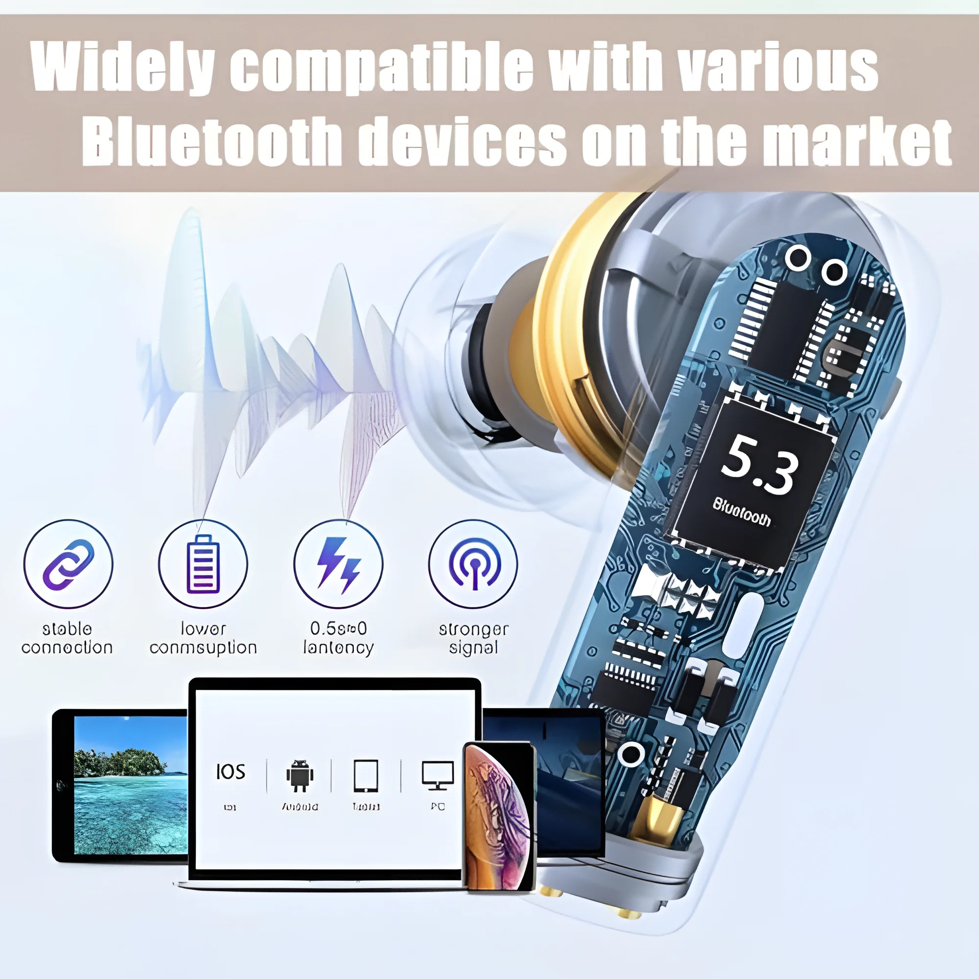 2026 New Air 3【 Pro 3 】 Bluetooth Wireless Earbuds - Image 5