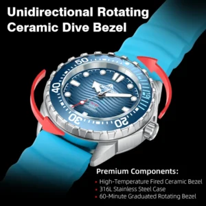 NORTH EDGE 2026 New TRITON Solar Powered Dive Watch - Thumbnail Image 4