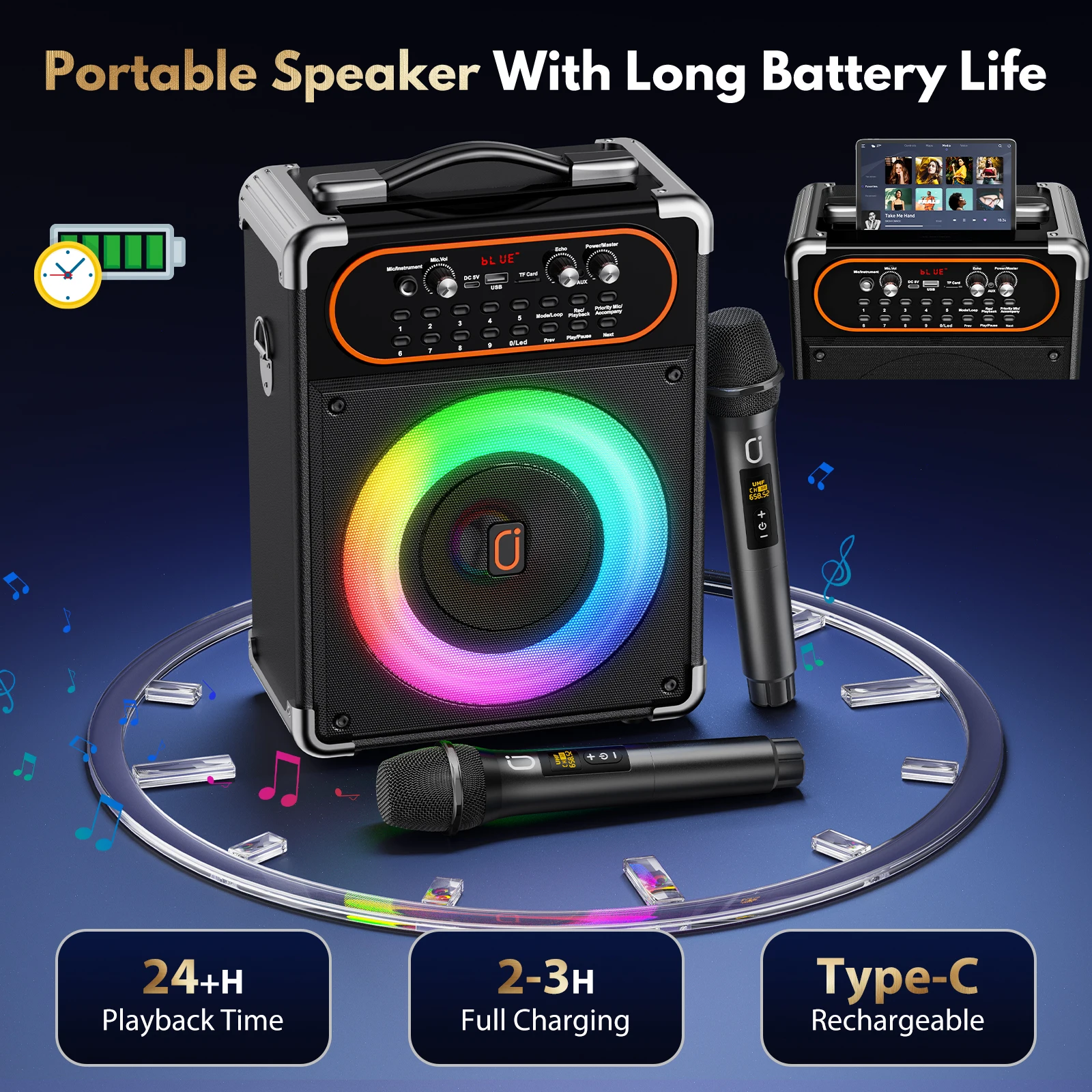 S68 Kara Ok with 2 Microphones - Image 2