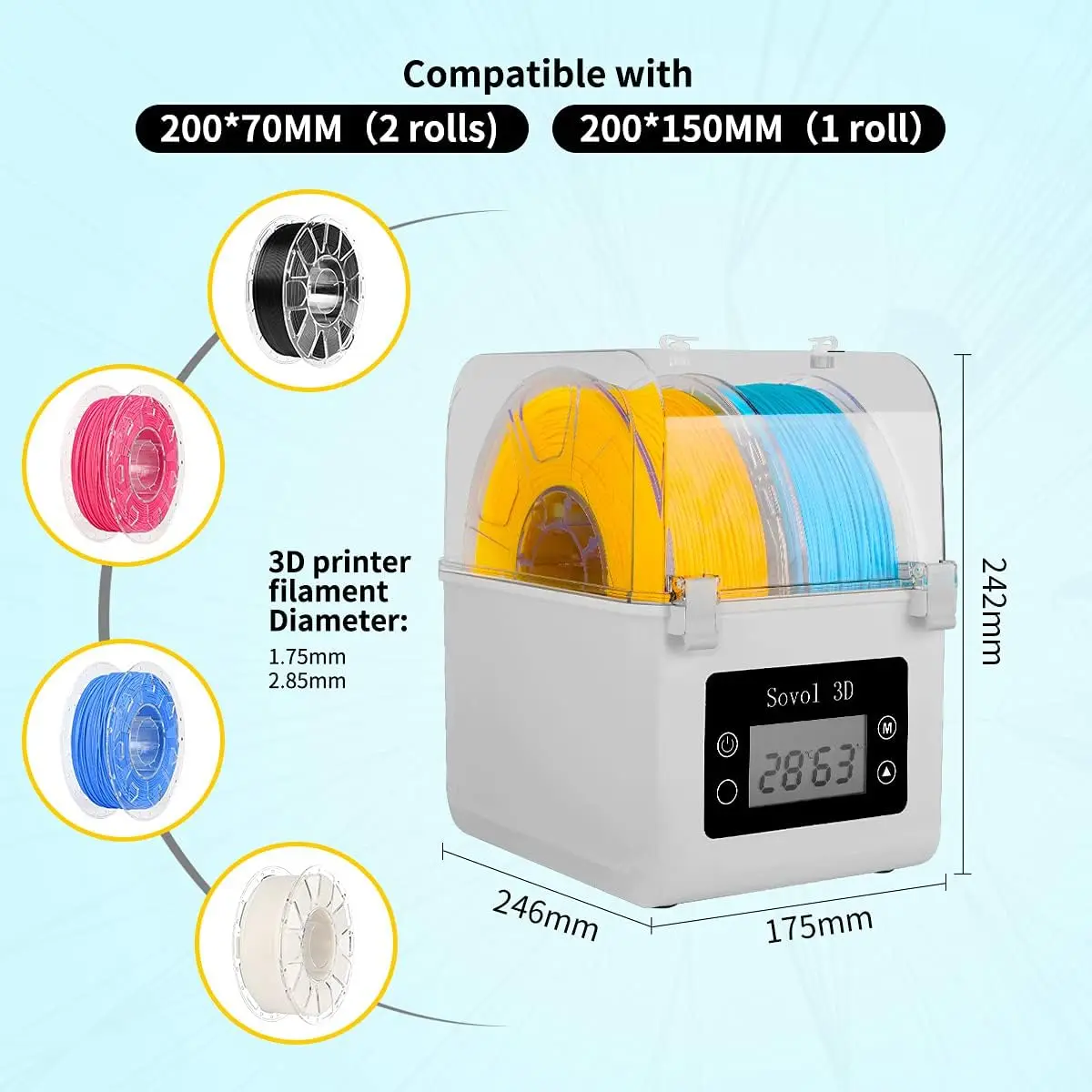 Sovol 2 Filament Dehydrator - Image 5