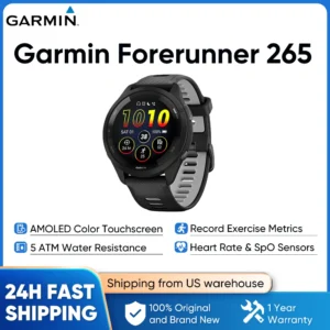 Garmin Forerunner 265 GPS 46mm Smartwatch - Thumbnail Image 2