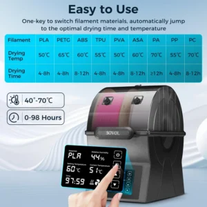 Sovol SH02 Filament Dryer - Thumbnail Image 4